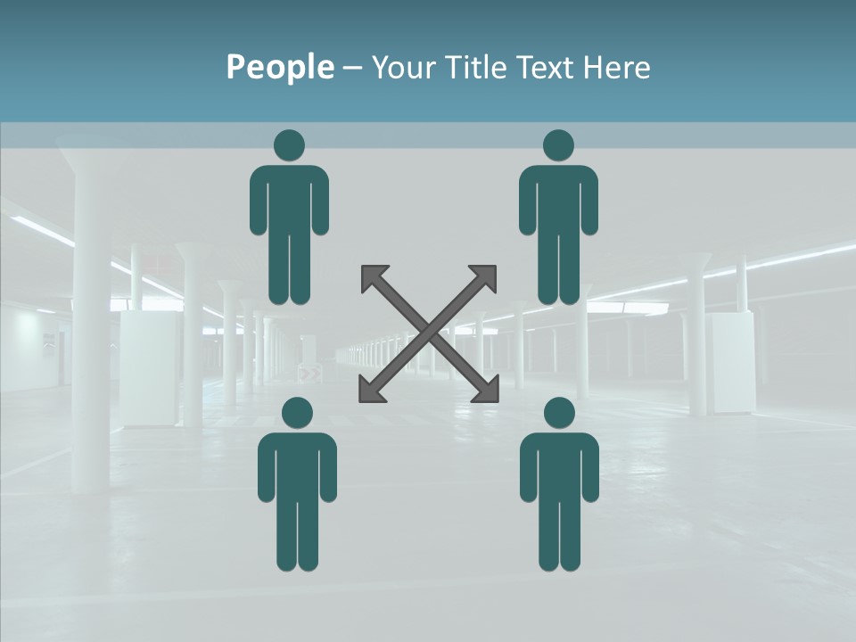Wide Empty Building PowerPoint Template