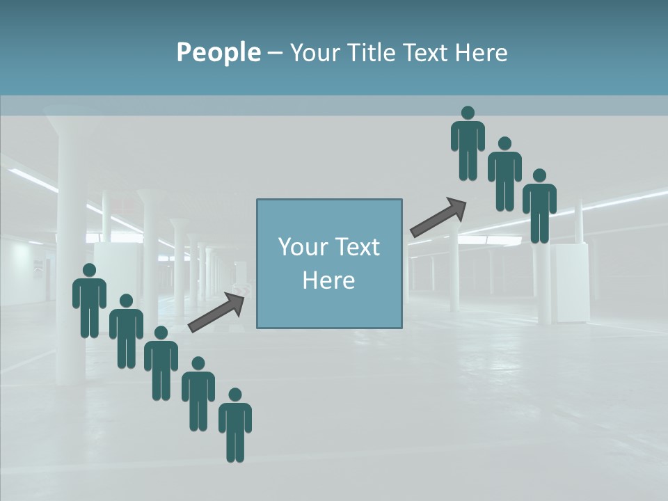 Wide Empty Building PowerPoint Template