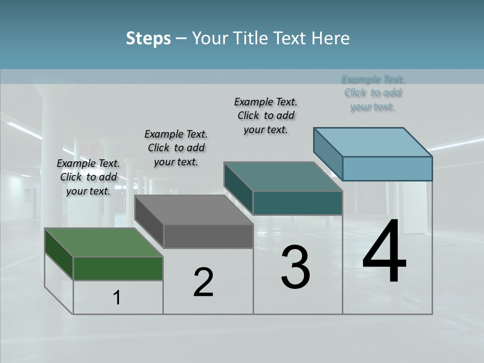 Wide Empty Building PowerPoint Template