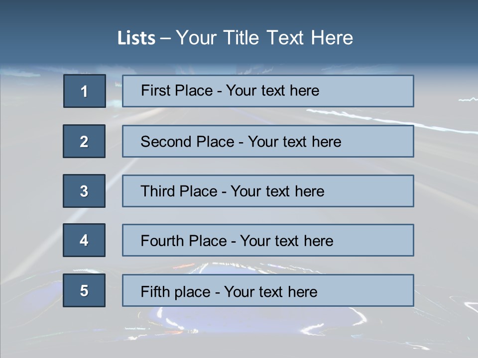Destination Curve Street PowerPoint Template