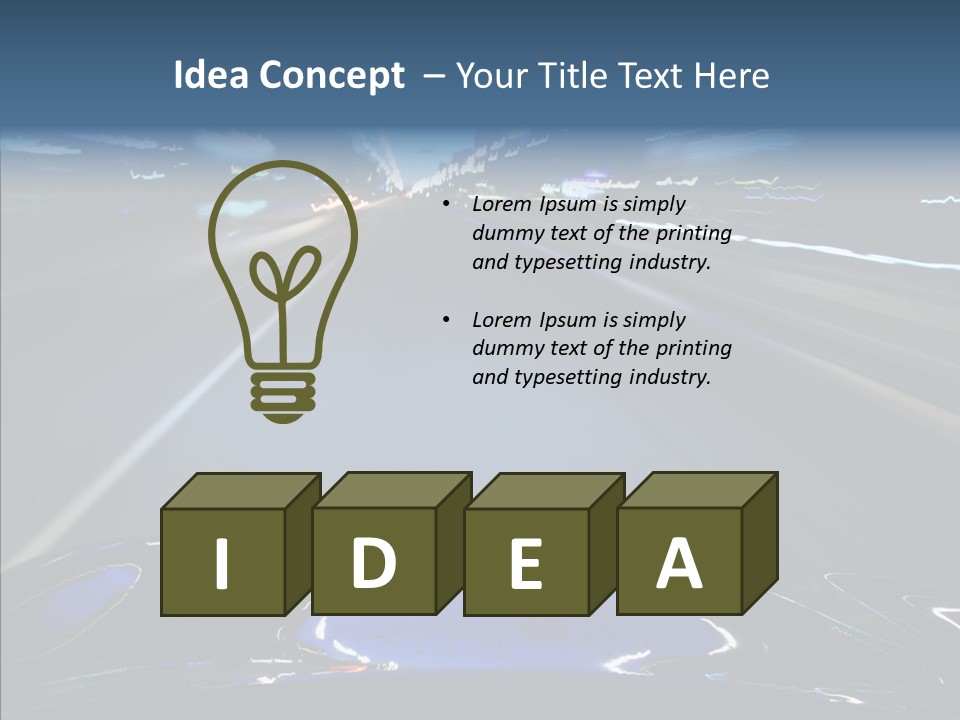 Destination Curve Street PowerPoint Template