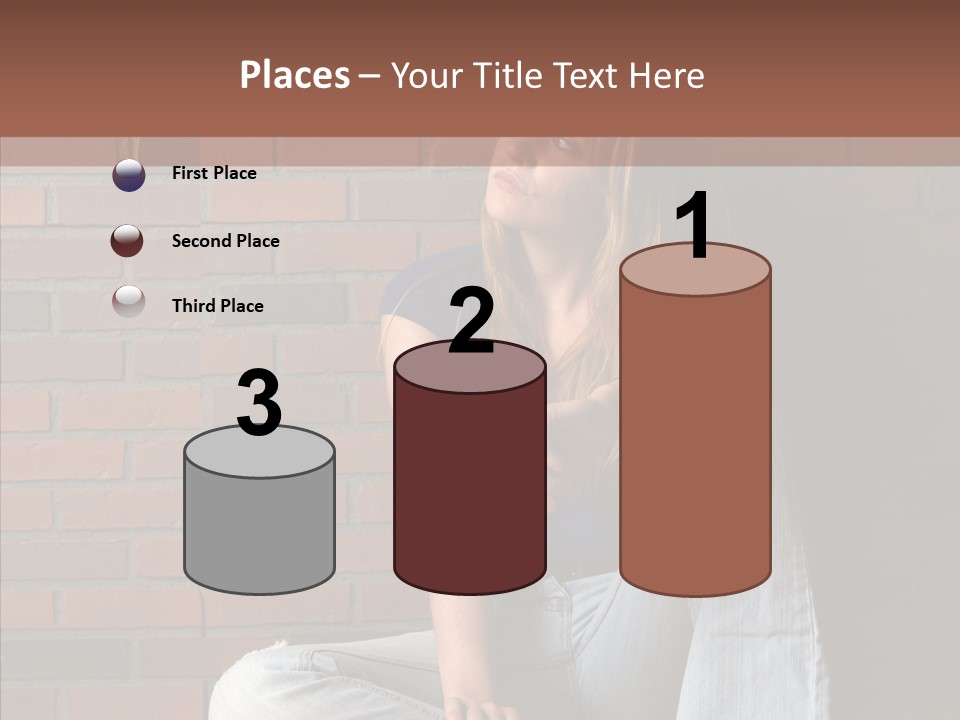 Stress Worry Lonely PowerPoint Template