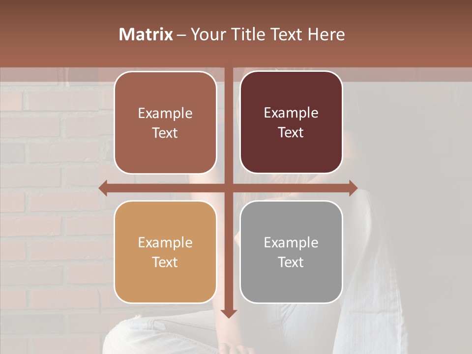 Stress Worry Lonely PowerPoint Template