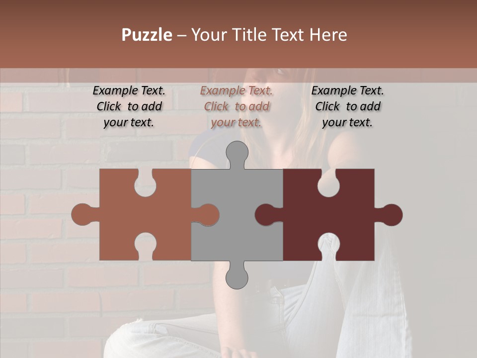 Stress Worry Lonely PowerPoint Template