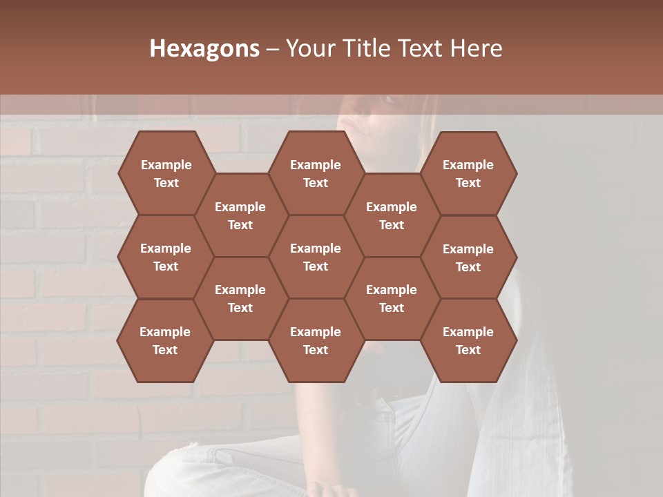 Stress Worry Lonely PowerPoint Template