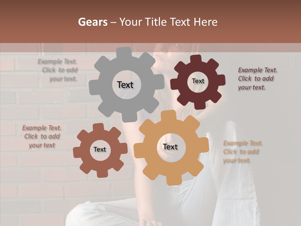 Stress Worry Lonely PowerPoint Template