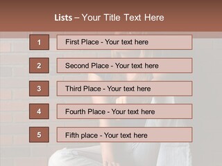Stress Worry Lonely PowerPoint Template