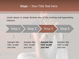 Stress Worry Lonely PowerPoint Template