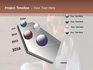 Stress Worry Lonely PowerPoint Template