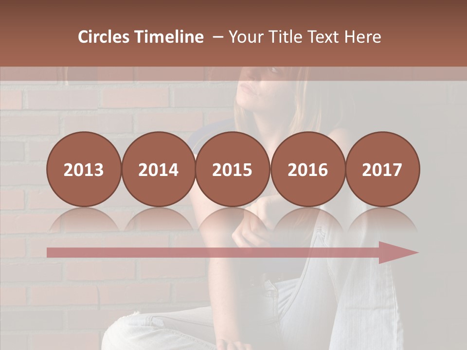 Stress Worry Lonely PowerPoint Template