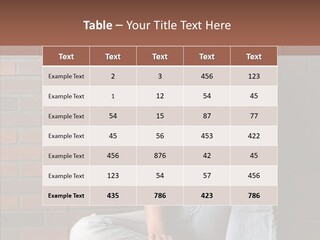 Stress Worry Lonely PowerPoint Template