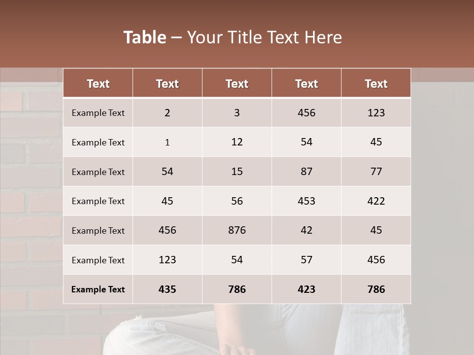 Stress Worry Lonely PowerPoint Template