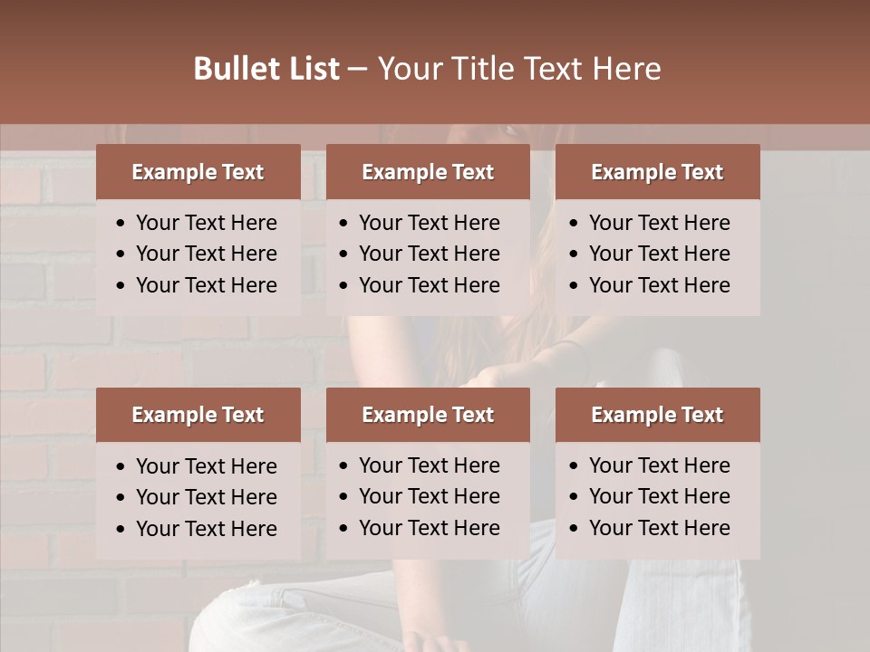 Stress Worry Lonely PowerPoint Template