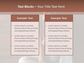 Stress Worry Lonely PowerPoint Template