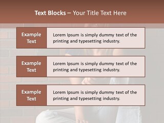 Stress Worry Lonely PowerPoint Template