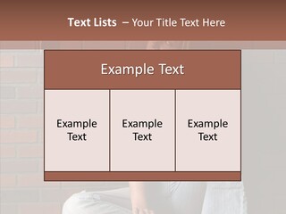 Stress Worry Lonely PowerPoint Template