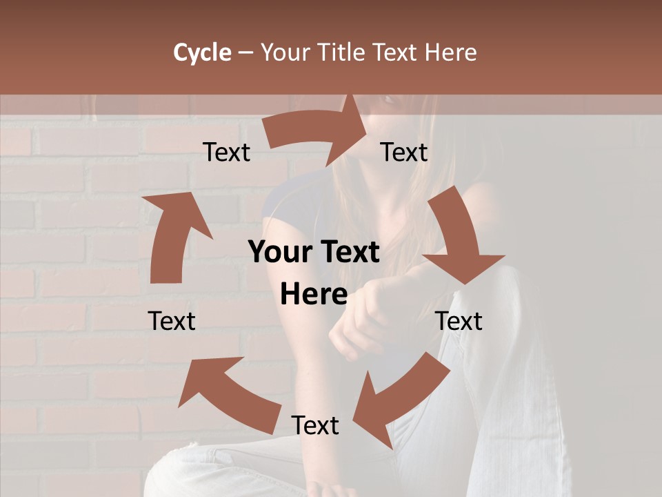 Stress Worry Lonely PowerPoint Template