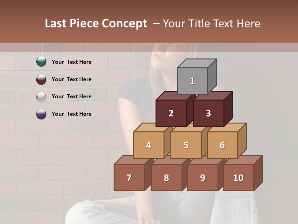 Stress Worry Lonely PowerPoint Template