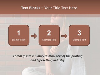 Stress Worry Lonely PowerPoint Template