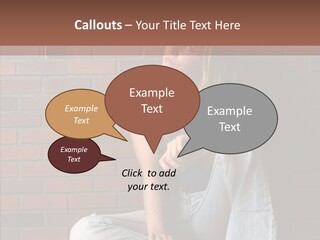 Stress Worry Lonely PowerPoint Template