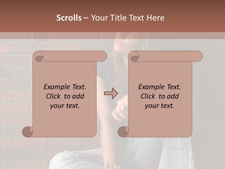 Stress Worry Lonely PowerPoint Template