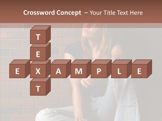 Stress Worry Lonely PowerPoint Template