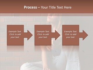 Stress Worry Lonely PowerPoint Template