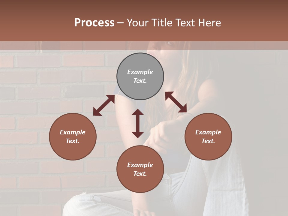 Stress Worry Lonely PowerPoint Template