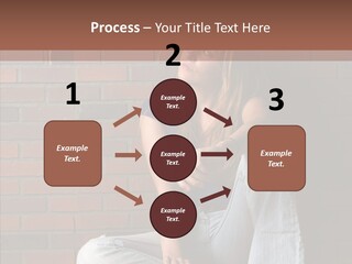 Stress Worry Lonely PowerPoint Template