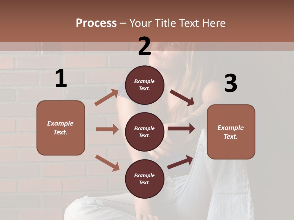 Stress Worry Lonely PowerPoint Template