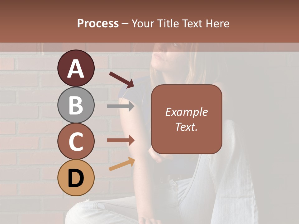 Stress Worry Lonely PowerPoint Template