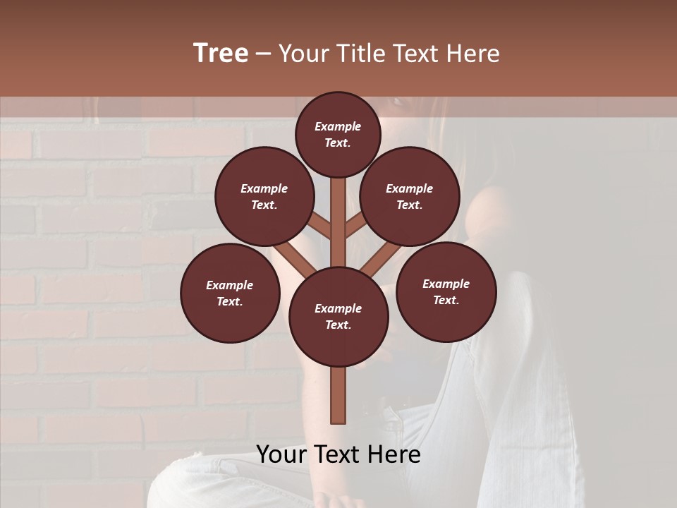 Stress Worry Lonely PowerPoint Template