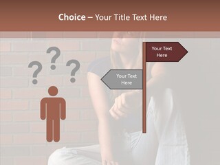 Stress Worry Lonely PowerPoint Template
