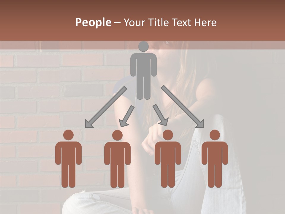 Stress Worry Lonely PowerPoint Template