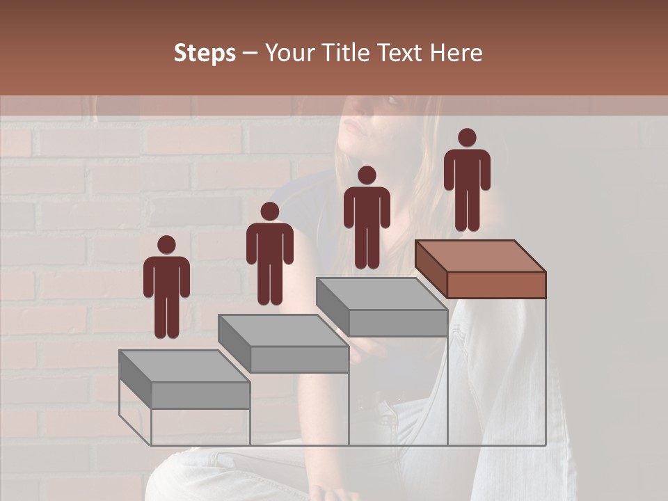 Stress Worry Lonely PowerPoint Template