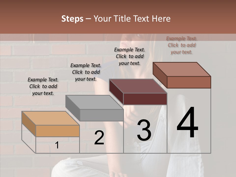 Stress Worry Lonely PowerPoint Template