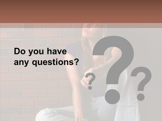 Stress Worry Lonely PowerPoint Template