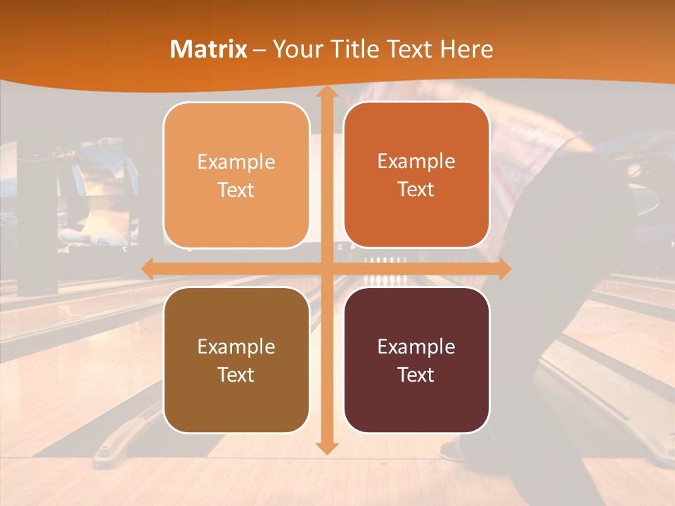 Pins Tournament Recreation PowerPoint Template
