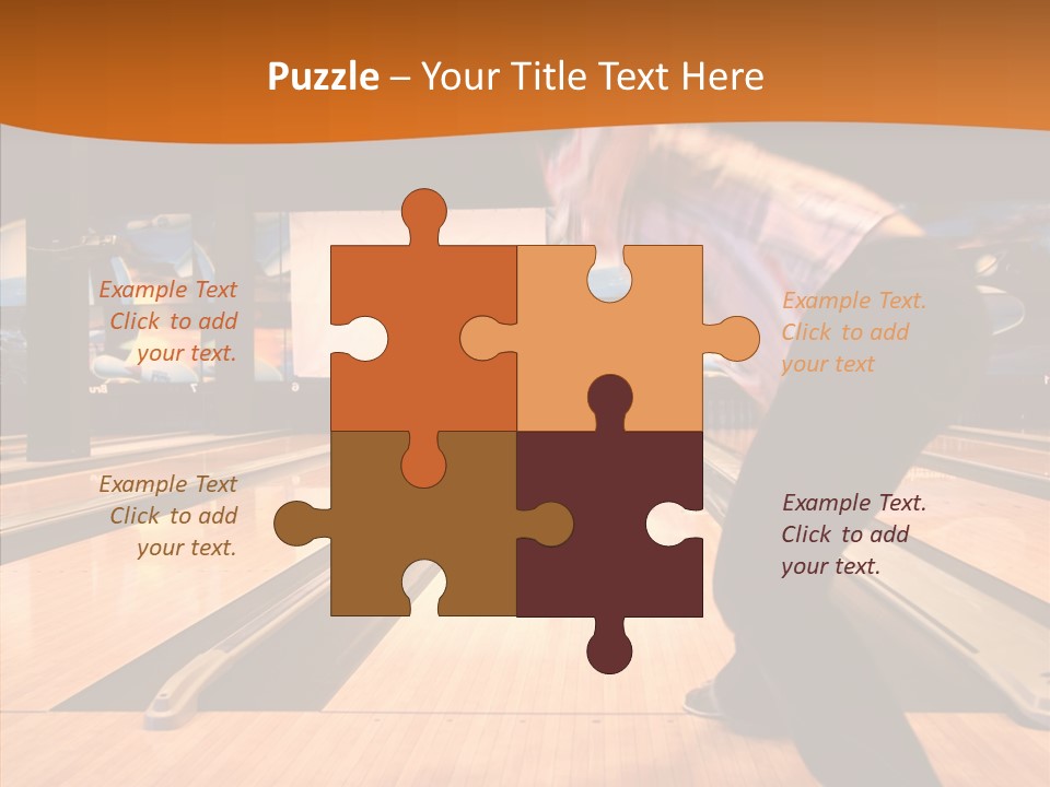Pins Tournament Recreation PowerPoint Template