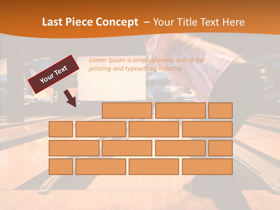 Pins Tournament Recreation PowerPoint Template