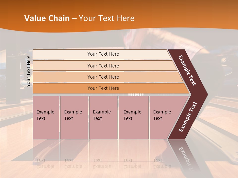 Pins Tournament Recreation PowerPoint Template
