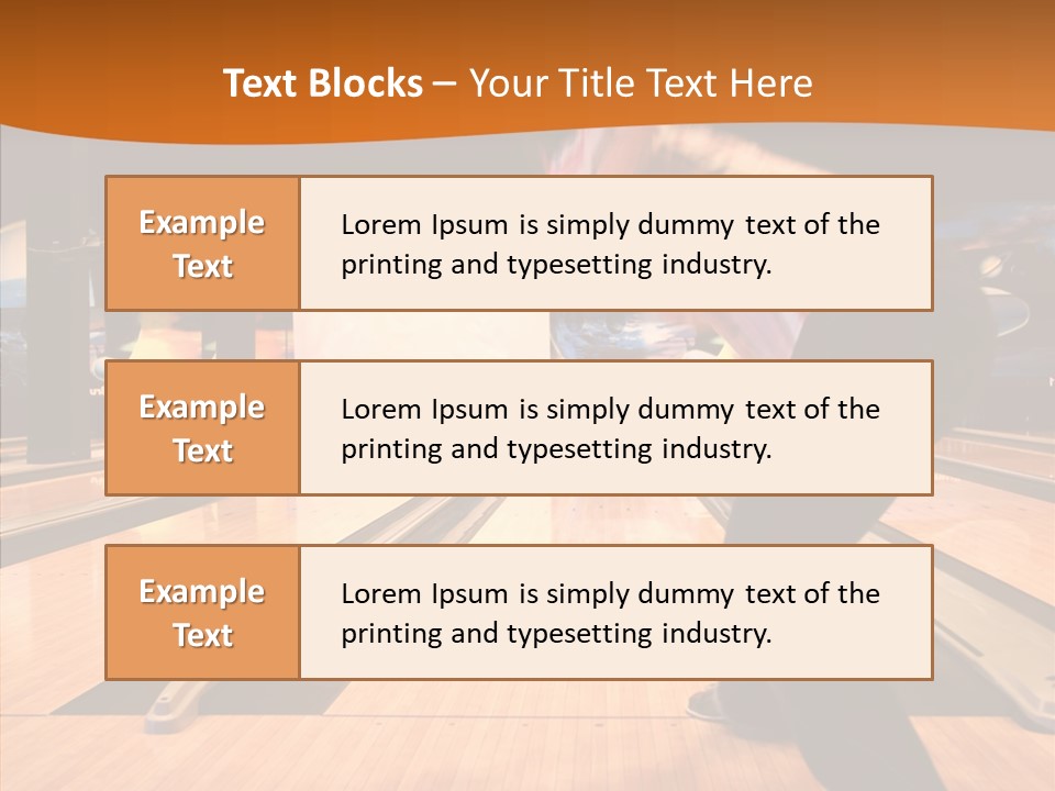 Pins Tournament Recreation PowerPoint Template