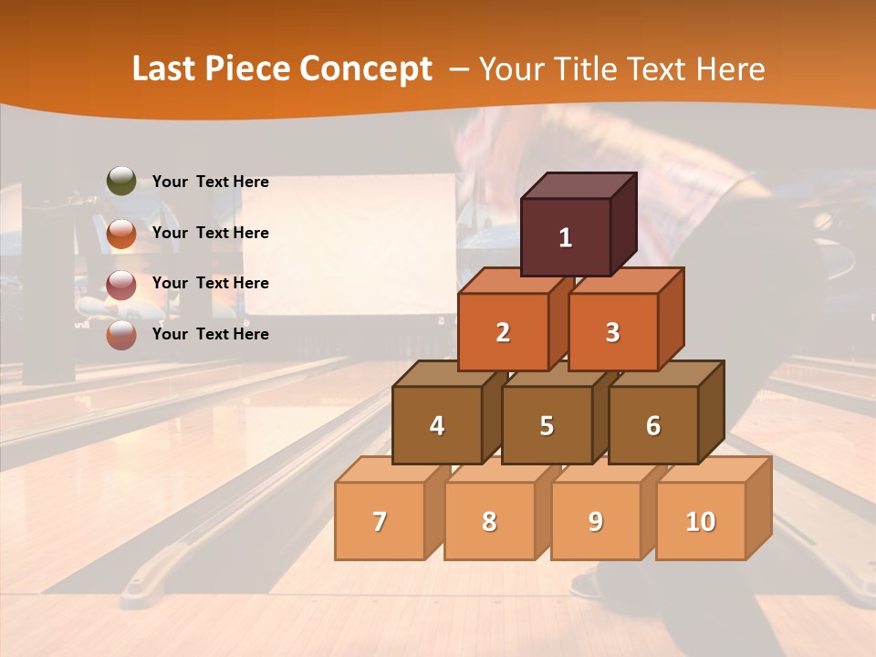 Pins Tournament Recreation PowerPoint Template