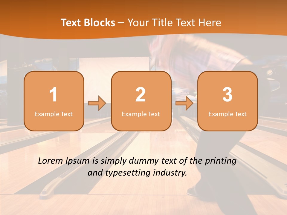 Pins Tournament Recreation PowerPoint Template