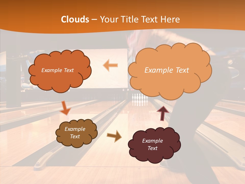 Pins Tournament Recreation PowerPoint Template