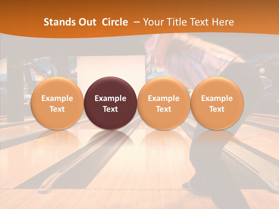 Pins Tournament Recreation PowerPoint Template