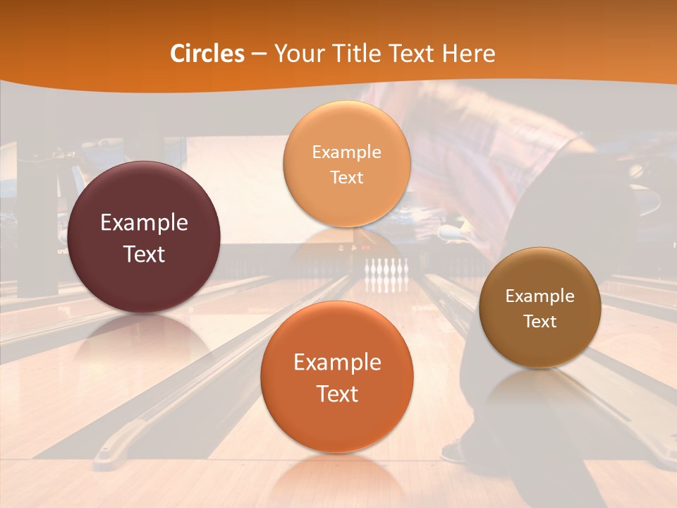 Pins Tournament Recreation PowerPoint Template