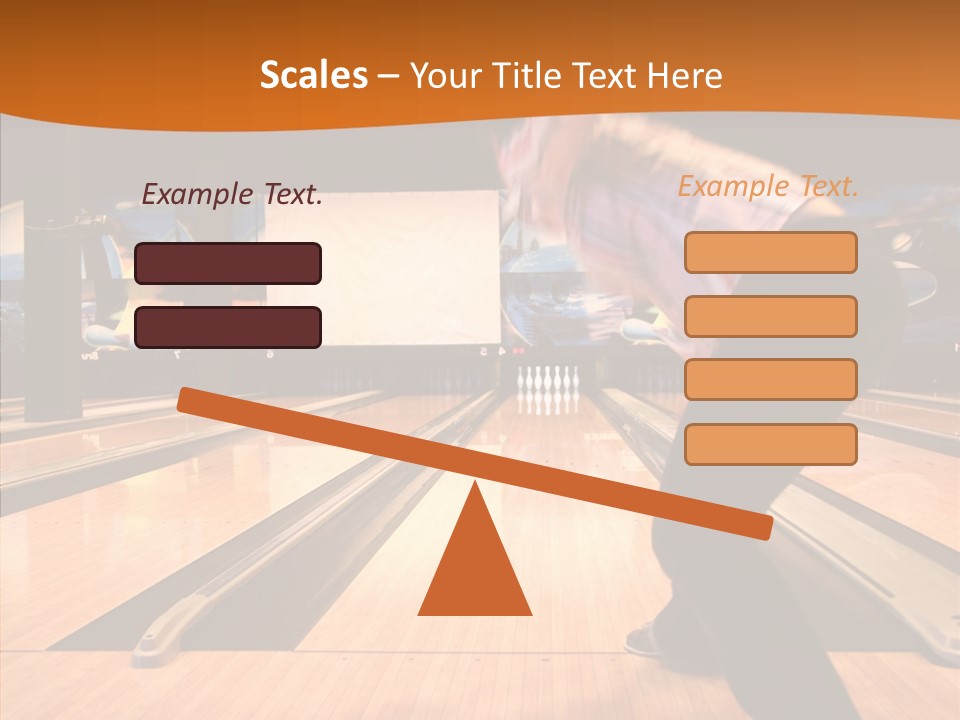 Pins Tournament Recreation PowerPoint Template