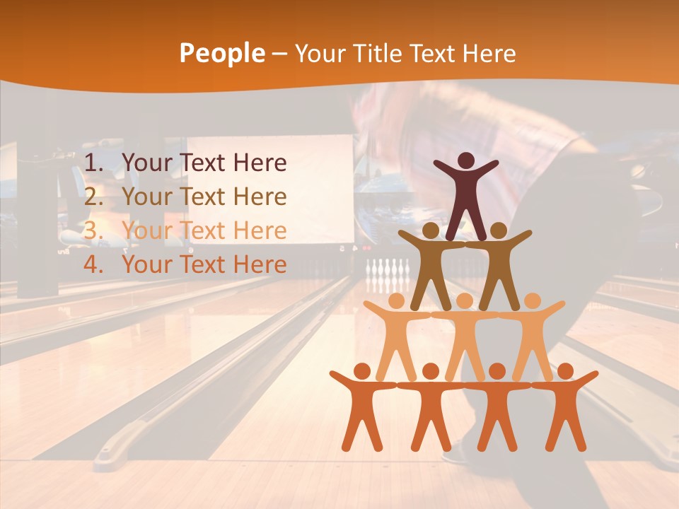 Pins Tournament Recreation PowerPoint Template