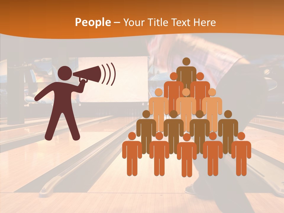 Pins Tournament Recreation PowerPoint Template